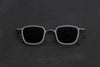 Rigards X TVA joint RG2004TVA titanium aluminum magnesium alloy double-layer sunglasses series RG-RG2004TVA-GYYKSHP ancient jade + silver frame transparent + dark gray lens